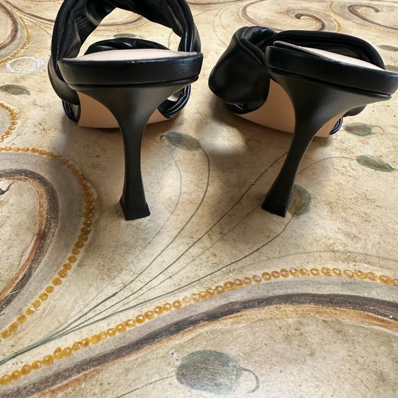 Nine West Black Twist-Front Heels - Picture 5 of 7